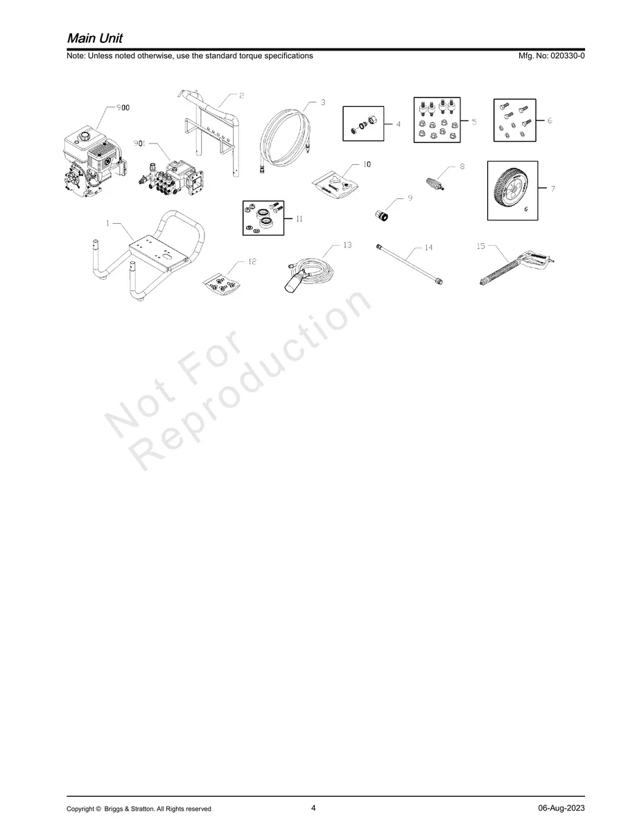 BRIGGS AND STRATTON, 020330-0, IPL.4